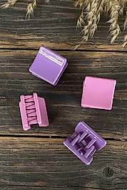 4'lü Karışık Renk Küçük Boy Mandal Toka