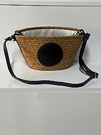 Jüt Chloe Paris Siyah Ağzı Büzgülü Omuz Çanta