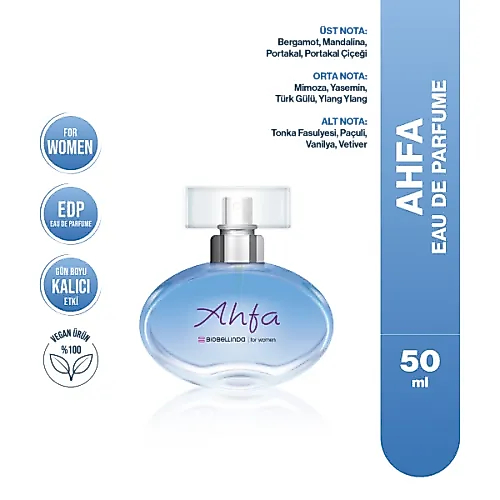 Biobellinda Ahfa Eau De Parfume For Women 50 Ml