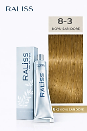 RALİSS SAÇ BOYASI 60 ML. (8-3 KOYU SARI DORE)