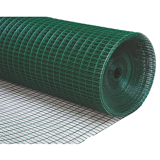 PUNTALI TEL PVC KAPLI BAHÇE TELİ 12 X 12 MM DELİKLİ  1 MT X 25 MT ( 1 TOP)