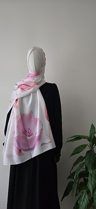 Florya Çiçeği Desenli Şal