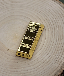 Altın Külçe Tasarımlı Kişiye Özel Çakmak