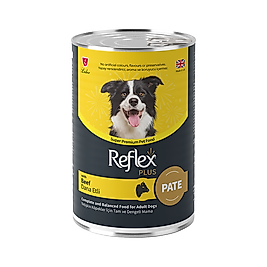 Reflex Plus Pate Dana Etli Yetişkin Köpek Maması (395 g)