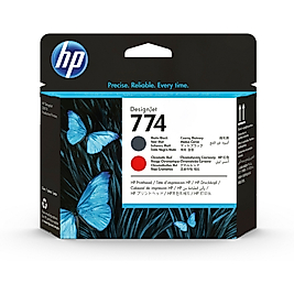 HP 774 Mat Siyah Kromatik Kırmızı Baskı Kafası P2V97A