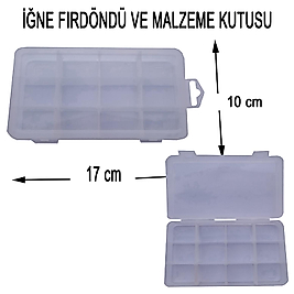 İğne Ve fırdöndü ve Malzeme kutusu Kutusu