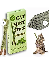 Doğal Meyve Aromalı Matatabi Çubuğu Catnip Stick 6 Adet