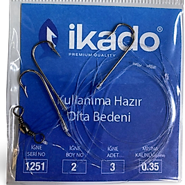 İkado 1251 No:2 Hazır 3'lü Hırsızlı Beden