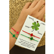 Trend Yılbaşı Yeni Yıl İkili Şans Bilekliği Şık Bileklik