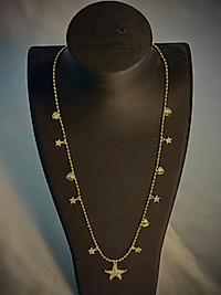 deniz yıldızlı charmlı kolye