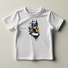 Batman Baskılı Normal Kalıp  Çocuk Tişört