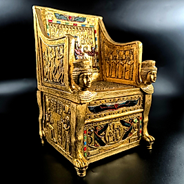 MISIR KRALİYET TAHTI VERONESE İMZALI MÜCEVHER KUTUSU