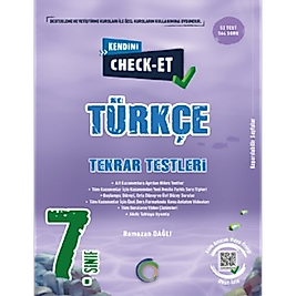 7. Sınıf Kendini Check - Et Türkçe Tekrar Testleri