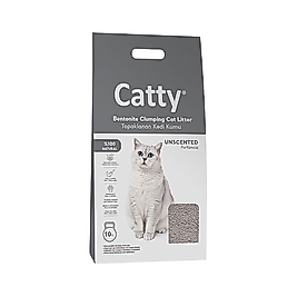 Catty Bentonite Kokusuz İnce Taneli Kedi Kumu (10 L)