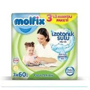 Molfix İzotonik Sulu Islak Mendil Ferah Temizlik 60x3'lü