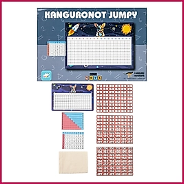 Kanguru Matematik Kanguronot Jumpy Oyunu - Toplama İşlemi Öğreten Uzay Macerası | Müfredata Uyumlu | 5-6 Yaş | 2-4 Oyuncu