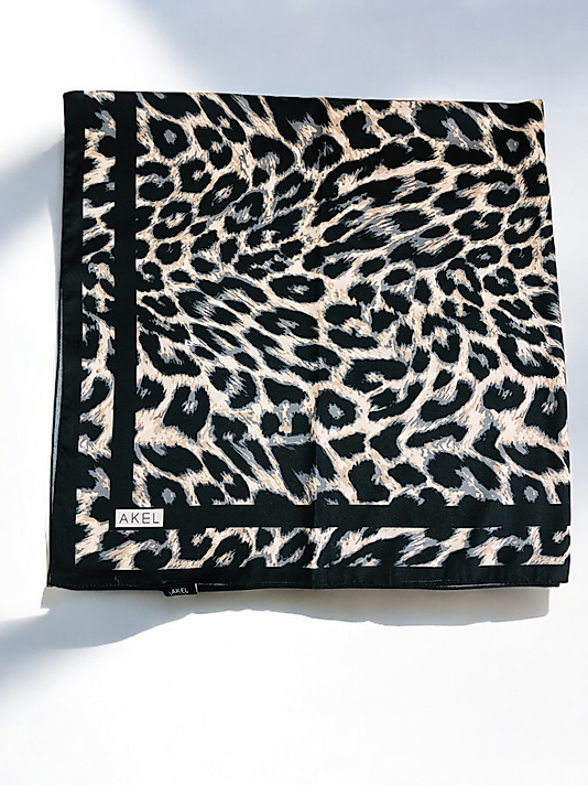 Akel Digital Kristal Eşarp  Desenli