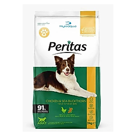 Peritas Yetişkin Orta-Büyük Irk Tavuklu ve Yabani İğdeli Köpek Maması 3 Kg