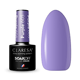 Claresa Fun Fair Purple 603 Kalıcı Oje | 5gr | Polonya 2025 Üretimi En Yüksek Kalitede Kalıcı Oje