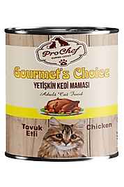 16 Adet Gourmet's Choice Yetişkin Kedi Maması | 415 gr Tavuk Etli Konserve Yaş Mama