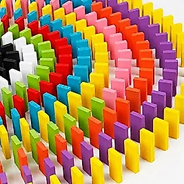 Ahşap Domino 100 Pcs