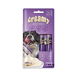 M-Pets Creamy Ton Balıklı Köpek Ödül Kreması (4 x 15 g)