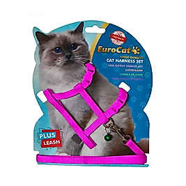 EuroCat Kedi Göğüs Tasması Pembe 30 - 40 cm