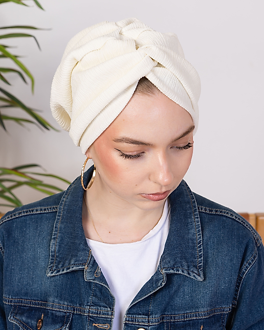 Önü Dügümlü Dolgusuz Ekru Bone