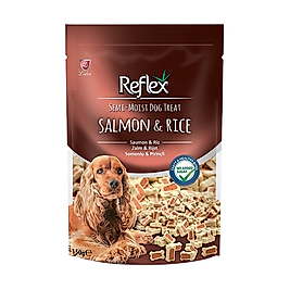 Reflex Somonlu ve Pirinçli Köpek Ödül Kemiği (150 g)