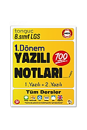 8. Sınıf Yazılı Notları 1. Dönem 1 ve 2. Yazılı