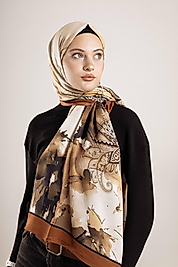 FLOOR İPEK ŞAL İTALYAN DİKİŞİ DESEN-1