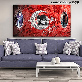 MERCAN MOBİLYA AKSESUAR ,70*130 , ATATÜRK KANVAS TABLO