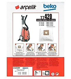 Arçelik TRB 3982 A 800 W Süpürge Toz Torbası 20 Adet