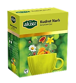 Akzer Kudret Narlı Bitkisel Çay 60 Süzen Poşet
