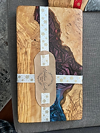 Serenity Fusion Epoxy Charcuterie Board