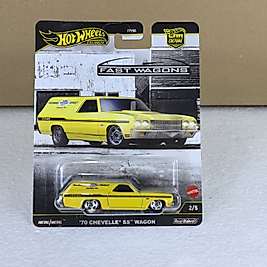 Hot Wheels Premium Uzun Kart 70 Chevelle SS Wagon , HotWheels Premium Seri
