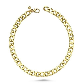 Kedi Köpek Kolyesi İnce- Gold Small 35 Cm