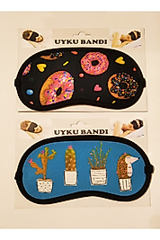 2 Li Uyku Bandı Eğlenceli Figürlü Her Yaşa Uygun