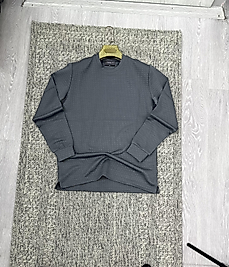 Bisiklet yaka sweatshirt füme (kod 1086)