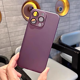 İphone 14 Mat Lens Korumalı Telefon Kılıfı