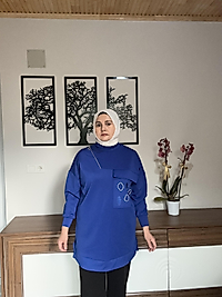 Puane mavi tunik