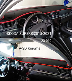 Skoda Super B 2015-2021 Konsol Torpido 3D Koruma