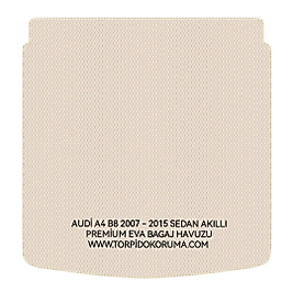 Audi A4 B8 2007 - 2015 Sedan Akıllı Premium Eva Bagaj Havuzu