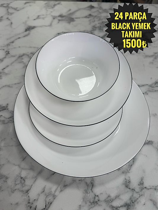 BLACK LİNE YEMEK TAKIMI