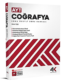 12. Sınıf Mezun AYT Coğrafya Konu Özetli Soru Bankası 2025 2026 Yeni Baskı Sezon