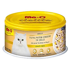 Me-O Delite Ton Balıklı ve Peynirli Jelly Tahılsız Kedi Konservesi 80 Gr