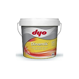 Dyo Dinamik İç Cephe Silikonlu Silinebilir İpek Mat Boya 15 Lt renk seçiniz