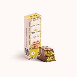 CHOCOMAR Dubai Çikolatası Gerçek Belçika Çikolatasından | Premium Kalite 60 GRAM