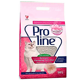 Pro Line Bebek Pudrası Kokulu Kedi Kumu 10 LT