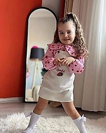 Çilek Desen Uzun Kollu  Jileli Takım
